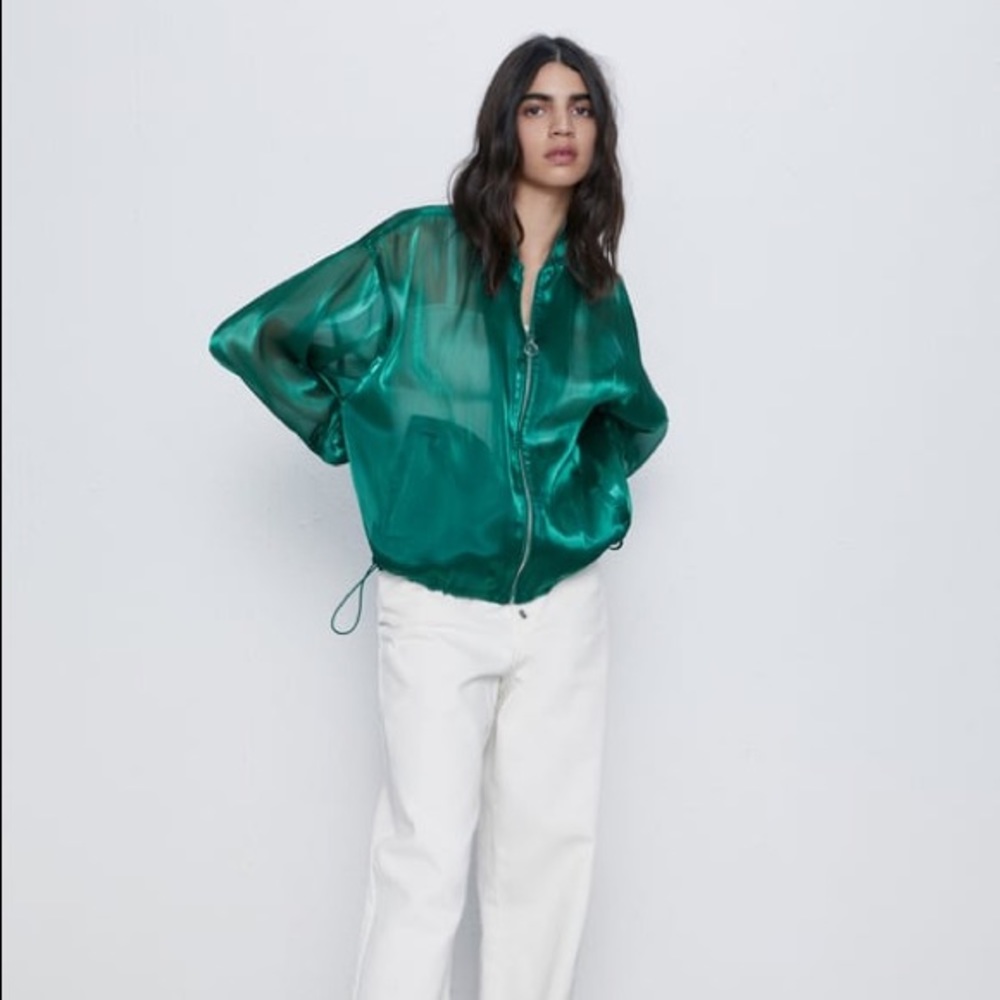 Zara Semi Sheer Bomber